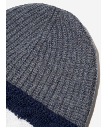 Moncler Enfant Boys Wool Knitted Logo Hat Le MVP de beaucoup