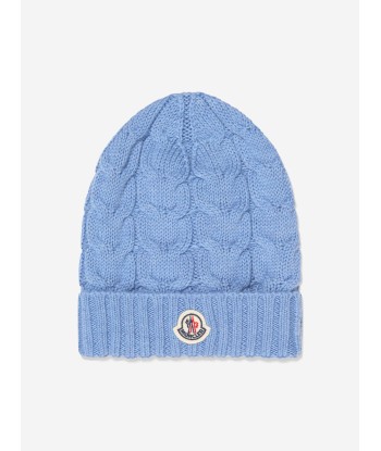 Moncler Enfant Boys Wool Knitted Logo Hat Economisez 