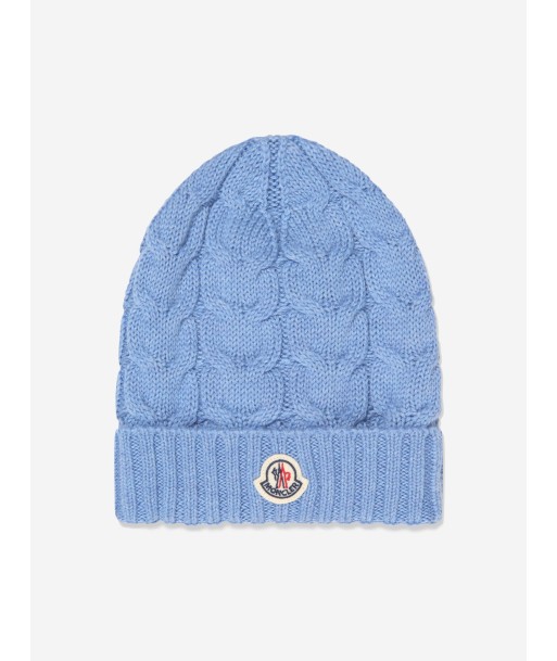 Moncler Enfant Boys Wool Knitted Logo Hat Economisez 