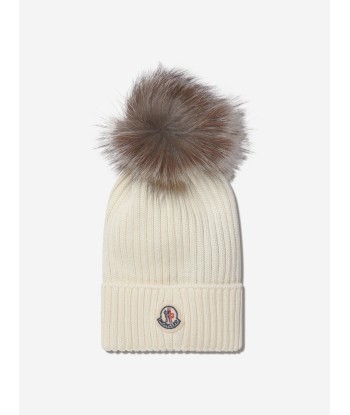 Moncler Enfant Girls Wool Knitted Pom Pom Hat les muscles