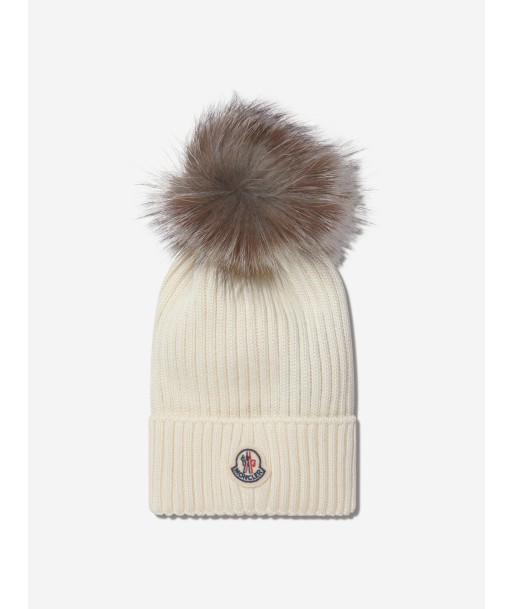 Moncler Enfant Girls Wool Knitted Pom Pom Hat les muscles