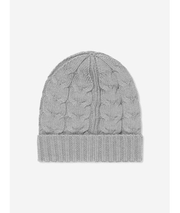 Moncler Enfant Boys Wool Knitted Logo Hat 50% de réduction en Octobre 2024