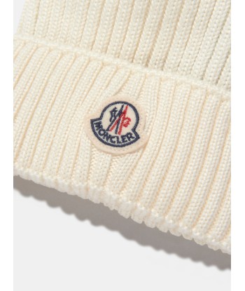 Moncler Enfant Girls Wool Knitted Pom Pom Hat les muscles