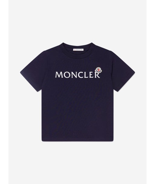 Moncler Enfant Kids Chest Logo Print T-Shirt la colonne vertébrale