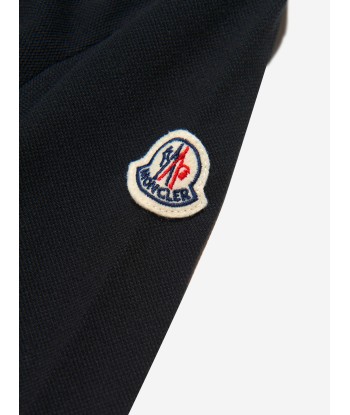 Moncler Enfant Boys Long Sleeve Logo Polo Shirt Les magasins à Paris et en Île-de-France