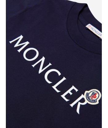 Moncler Enfant Kids Chest Logo Print T-Shirt la colonne vertébrale