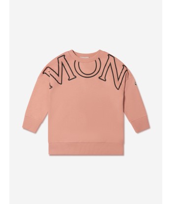 Moncler Enfant Girls Logo Print Sweater Dress paiement sécurisé