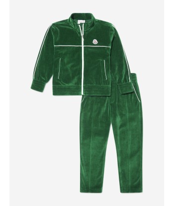 Moncler Enfant Boys Velour Zip Through  Tracksuit 50-70% off 