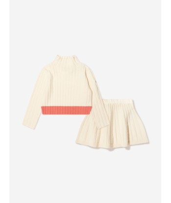 Moncler Enfant Girls Wool Knitted Dress pas cheres