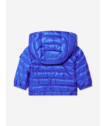 Moncler Enfant Baby Boys Down Padded Lauros Jacket in Blue Voir les baskets