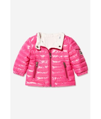 Moncler Enfant Baby Girls Down Padded Paulas Jacket in Pink acheter