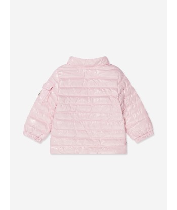 Moncler Enfant Baby Girls Down Padded Paulas Jacket in Pink de la marque