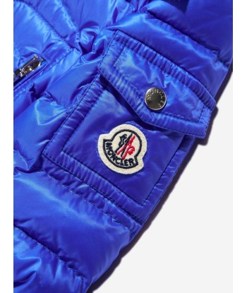 Moncler Enfant Baby Boys Down Padded Lauros Jacket in Blue Voir les baskets