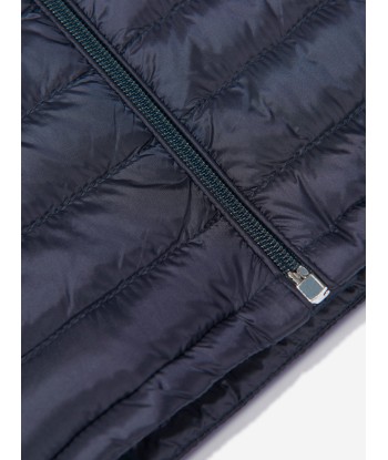 Moncler Enfant Baby Down Padded Vard Gilet in Navy meilleur choix