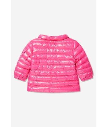 Moncler Enfant Baby Girls Down Padded Paulas Jacket in Pink acheter