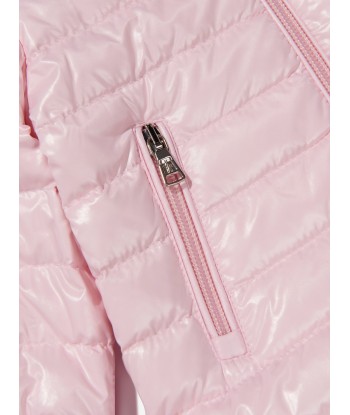 Moncler Enfant Baby Girls Down Padded Paulas Jacket in Pink de la marque