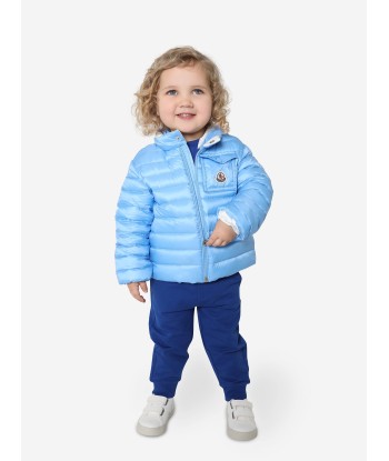 Moncler Enfant Baby Down Padded Baigal Jacket in Blue online