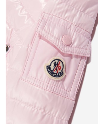 Moncler Enfant Baby Girls Down Padded Paulas Jacket in Pink de la marque