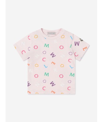 Moncler Enfant Baby Girls Logo T-Shirt in Multicolour les ligaments