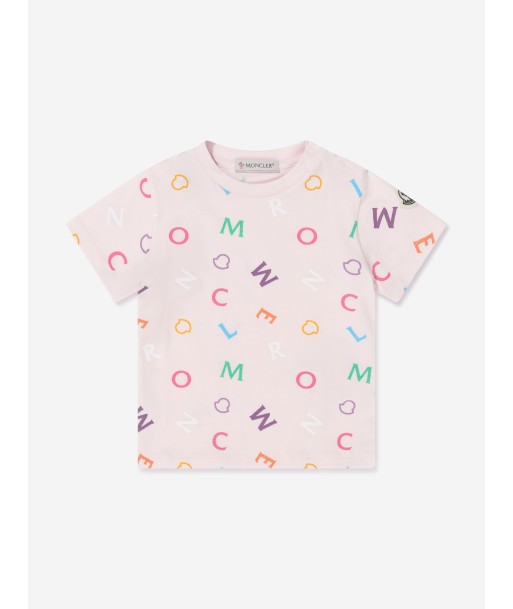 Moncler Enfant Baby Girls Logo T-Shirt in Multicolour les ligaments