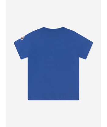 Moncler Enfant Baby Boys Baseball T-Shirt in Blue Voir les baskets