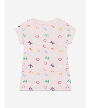 Moncler Enfant Baby Girls Logo Dress in Pink Comparez plus de prix