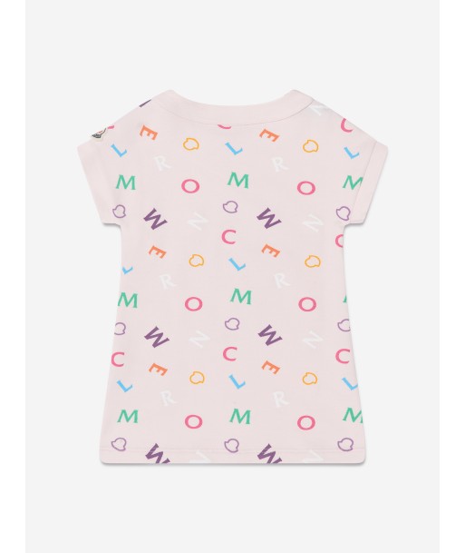 Moncler Enfant Baby Girls Logo Dress in Pink Comparez plus de prix