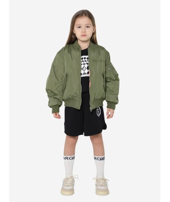 MM6 Maison Margiela Kids Back Logo Bomber Jacket hantent personnes