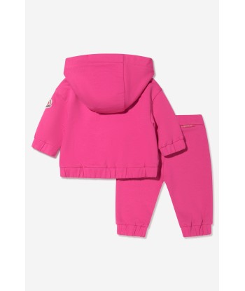 Moncler Enfant Baby Girls Pocket Tracksuit in Pink d'Europe débarque