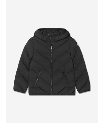 Moncler Enfant Girls Down Padded Kaori Coat in Black vente chaude votre 