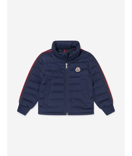 Moncler Enfant Boys Down Padded Cardo Jacket in Navy meilleur choix