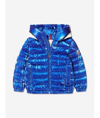 Moncler Enfant Boys Down Padded Akinari Jacket in Blue ou a consommer sur place