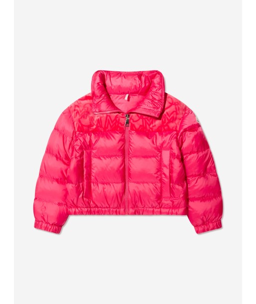 Moncler Enfant Girls Down Padded Ninan Jacket in Red Amélioration de cerveau avec