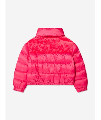 Moncler Enfant Girls Down Padded Ninan Jacket in Red Amélioration de cerveau avec