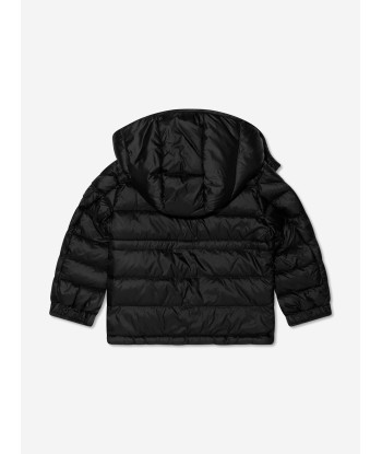 Moncler Enfant Girls Down Padded Dalles Jacket in Black du meilleur 