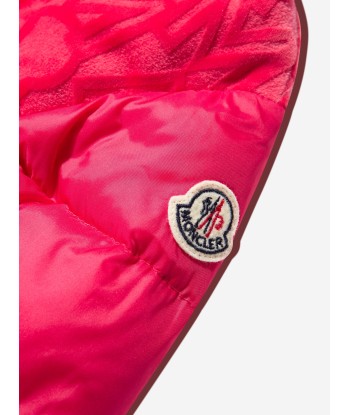 Moncler Enfant Girls Down Padded Ninan Jacket in Red Amélioration de cerveau avec