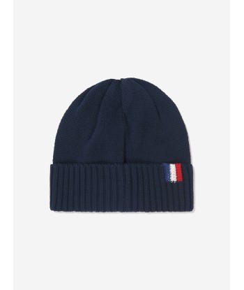 Moncler Enfant Boys Beanie Hat in Navy de technologie