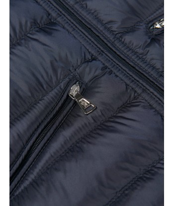 Moncler Enfant Boys Down Padded Gui Gilet in Navy les ctes