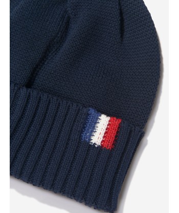 Moncler Enfant Boys Beanie Hat in Navy de technologie