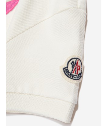 Moncler Enfant Girls Bear Polo Dress in White Faites des économies