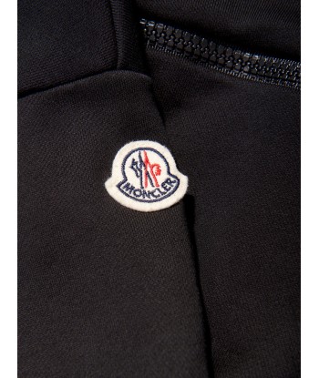 Moncler Enfant Girls Zip Up Hoodie in Black livraison et retour toujours gratuits