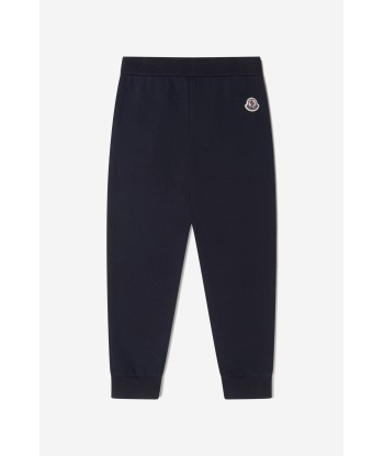 Moncler Enfant Boys Logo Joggers in Navy pas cheres