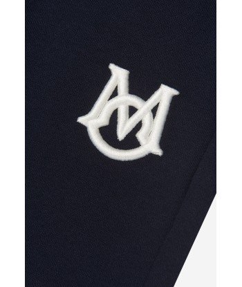 Moncler Enfant Boys Logo Joggers in Navy pas cheres