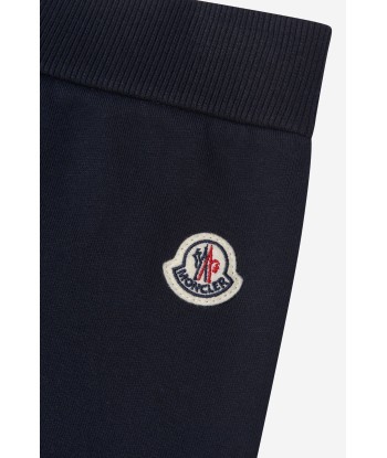 Moncler Enfant Boys Logo Joggers in Navy pas cheres