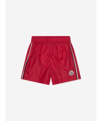 Moncler Enfant Baby Boys Logo Swim Shorts in Red Amélioration de cerveau avec