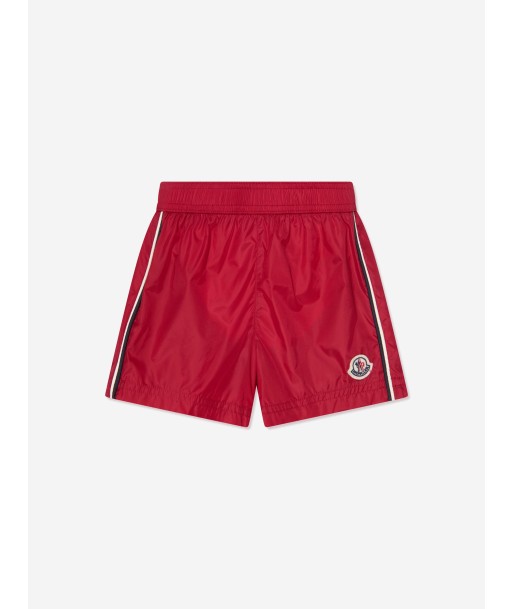 Moncler Enfant Baby Boys Logo Swim Shorts in Red Amélioration de cerveau avec