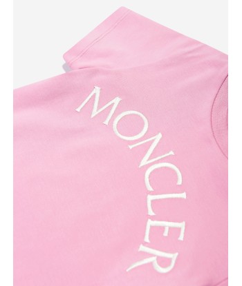 Moncler Enfant Baby Girls Logo T-Shirt in Pink Par le système avancé 