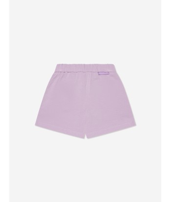 Moncler Enfant Baby Girls Logo Shorts in Lilac Faites des économies