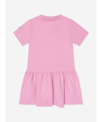 Moncler Enfant Baby Girls Logo Dress in Pink 2023