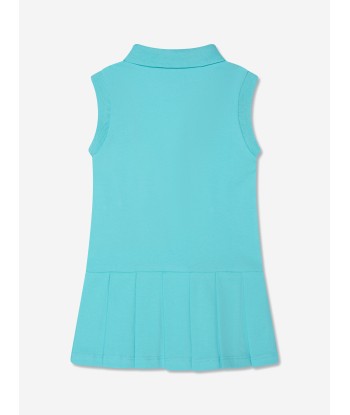 Moncler Enfant Baby Girls Sleeveless Polo Dress in Turquoise Comment ça marche